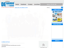 Tablet Screenshot of debairroembairro.com.br
